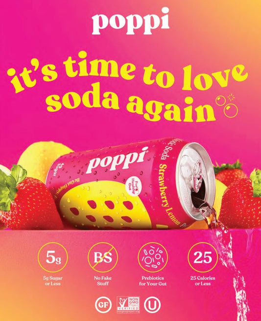 Featured Item of the Week: Poppi Soda - A Refreshing and Healthy Probiotic Drink