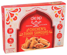 Wholesale Deep 8 Chicken Samosa 7.5 oz- Bulk