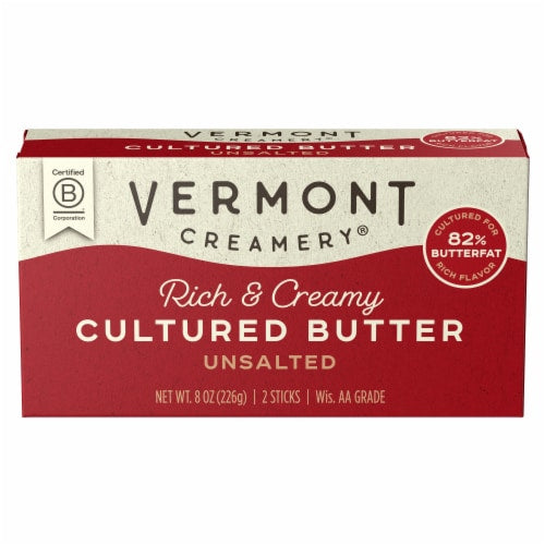 Wholesale 82% Cultured Sticks Unsalted Butter 8 OZ-12 Ct Case Bulk