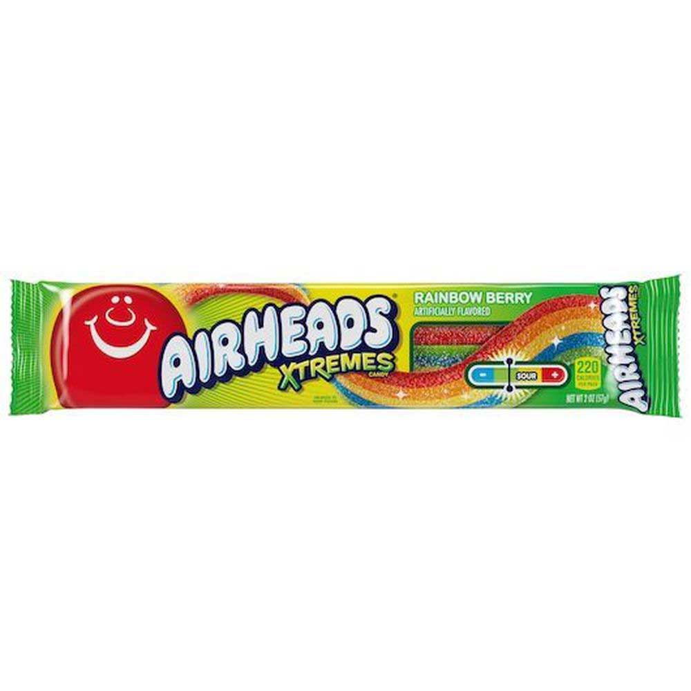 Airheads Xtremes Rainbow Berry Candy Belts, 2 Oz