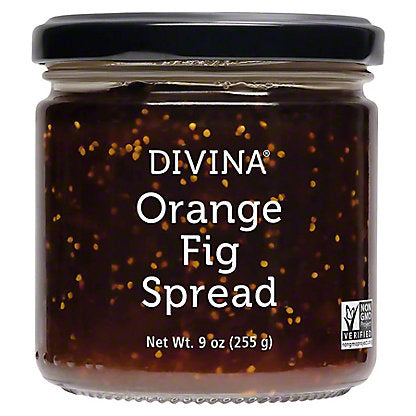 Divina Orange Fig Spread Jam 9 oz