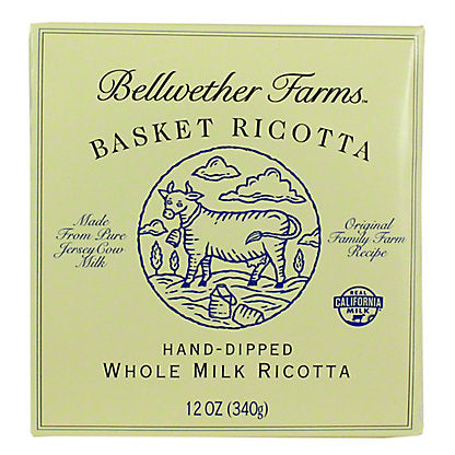 Bellwether Farms Basket Ricotta 12oz Box