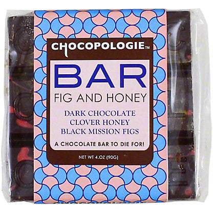 Chocopologie Fig & Honey Bar 4oz 12ct