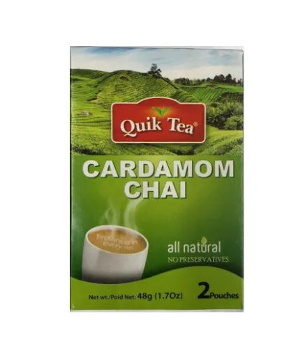 Wholesale Quik Tea Cardamom Chai 1.7 oz-20 Ct Case Bulk