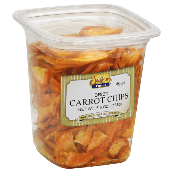 Setton Farms Dried Carrot Chips 5.5 Oz Tub