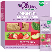Wholesale Plum Organics Mighty Snack Bar Strawberry with Spinach 4.0oz- Bulk