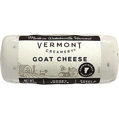 Vermont Creamery Sweet Truffle Goat Cheese 4oz 12ct