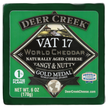 Wholesale Vat 17 World Cheddar Squares Cheese 6 OZ- Bulk