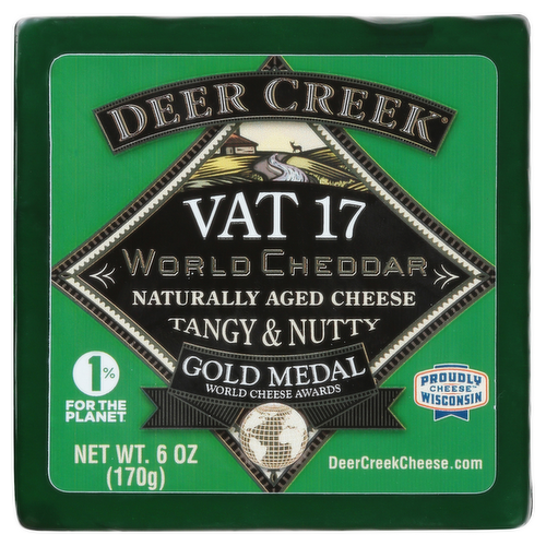 Wholesale Vat 17 World Cheddar Squares Cheese 6 OZ-12 Ct Case Bulk