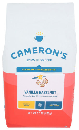 Camerons Coffee Vanilla Hazelnut Coffee 32oz Packet