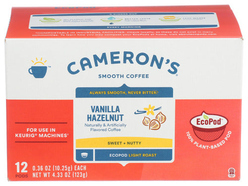 Cameron's Specialty Coffee Vanilla Hazelnut 6.5oz Box