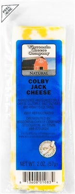 Wisconsin Cheese Colby Jack Stick 2 Oz Pack