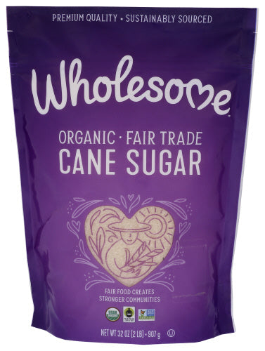 Wholesome Organic Cane Sugar Fair Trade 2lb 12ct
