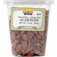 Wholesale Setton Farms Almonds Roasted and Unsalted 14 Oz Tub- Bulk