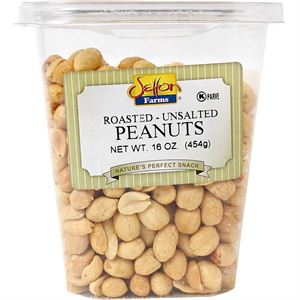 Wholesale Setton Farms Peanuts Roasted Unsalted 16 Oz Tub- Bulk