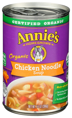 Annie's Homegrown Chicken Noodle Soup 14oz 8ct