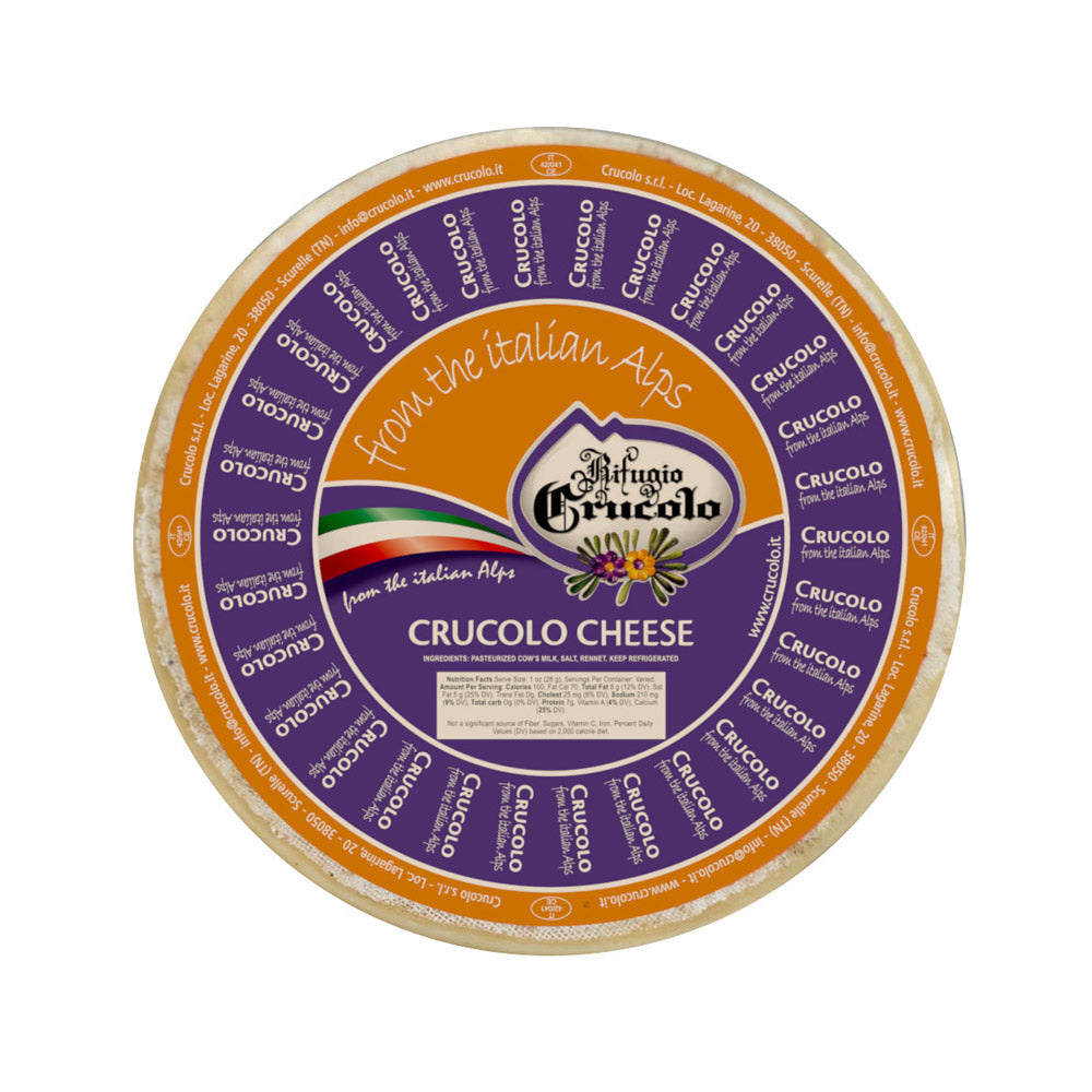 Wholesale Rifugio Crucolo Crucolo Cheese Wheel-30 LB Bulk