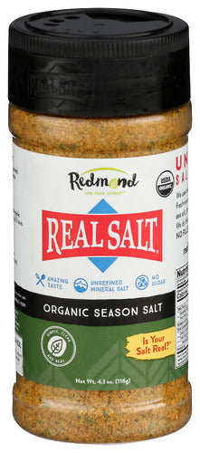 Wholesale Redmond Realsalt Organic Season Salt 4.1 Oz Shaker- Bulk