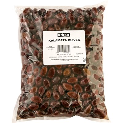 Krinos Kalamata Olives 5Lb Bag