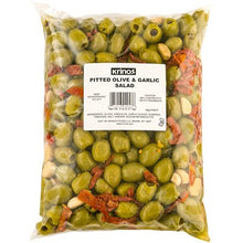 Krinos Pitted Olive & Garlic Salad 5Lb Bag