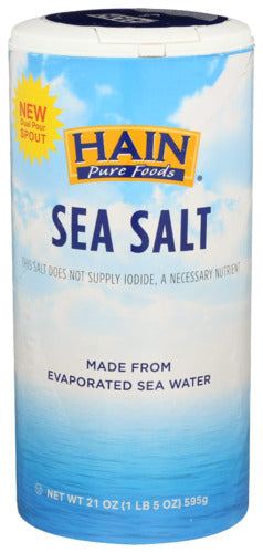 Hain Pure Foods Sea Salt 21 oz Bottle