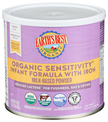 Wholesale Earth's Best Organic Sensitivity Infant Formula With Iron 23.2oz- Bulk