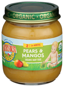 Wholesale Earth's Best Organic Baby Food Puree Pears and Mangos 4 oz- Bulk