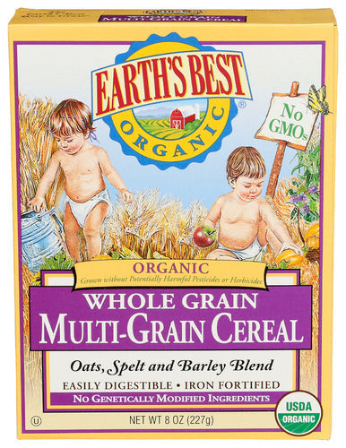 Wholesale Earth's Best Organic Whole Grain Multi-Grain Cereal 8oz- Bulk