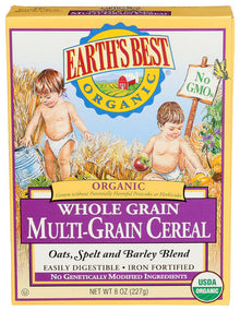 Wholesale Earth's Best Organic Whole Grain Multi-Grain Cereal 8oz- Bulk