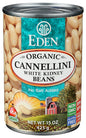 Wholesale Eden Organic Cannellini White Kidney Beans 15oz 12ct-12.0ct Case Bulk