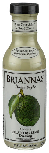 Briannas Creamy Cilantro Lime Dressing 12oz 12ct