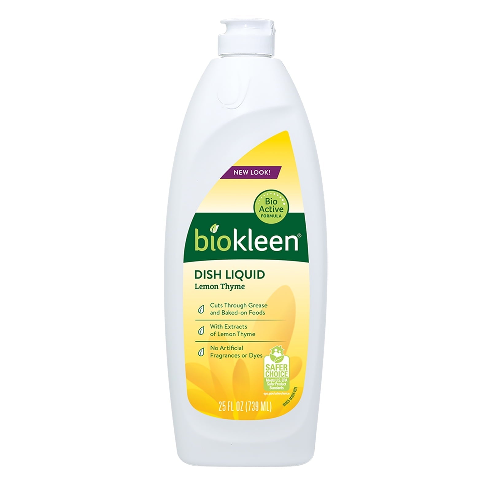 Biokleen Dish Liquid Natural Lemon Thyme 25 oz Bottle