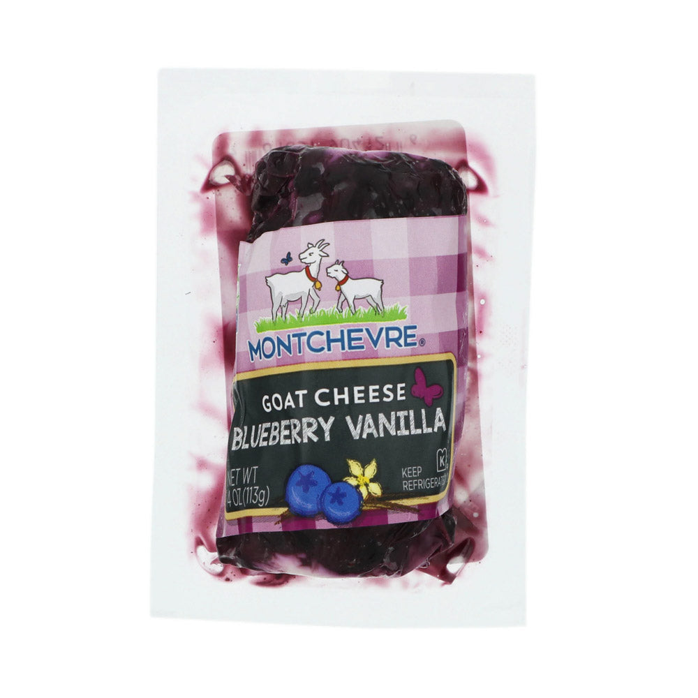 Montchevre Goat Cheese Logs Blueberry Vanilla 4oz 12ct