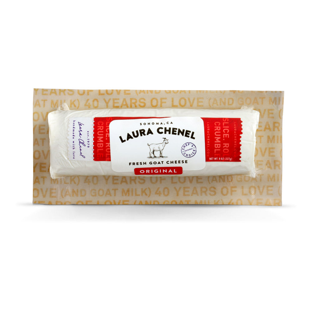 Laura Chenel Fresh Goat Cheese Log Original 8oz 12ct