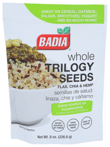 Wholesale Badia Whole Trilogy Seeds 8 Oz Bag- Bulk