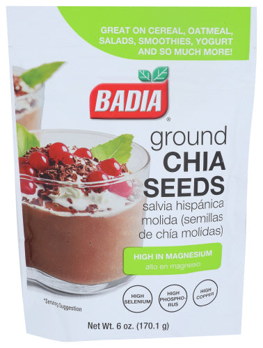 Badia Chia Ground Seeds 6 Oz Bag