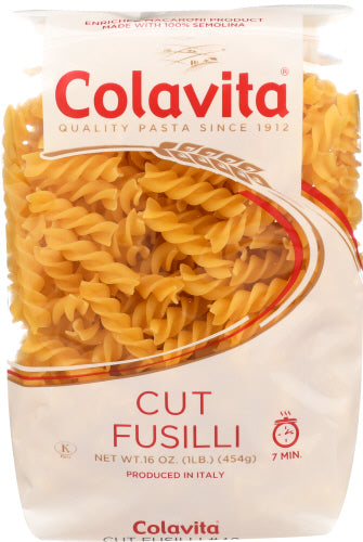 Colavita Cut Fusilli Pasta 16oz 20ct