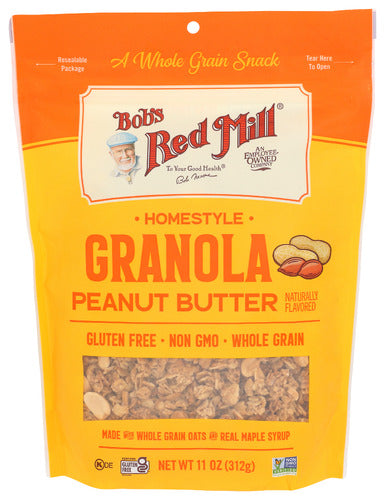 Bob s Red Mill Granola Peanut Butter 11oz 6ct