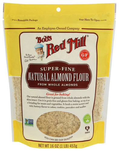 Bob's Red Mill Gluten Free Super-Fine Natural Almond Flour 16oz 4ct