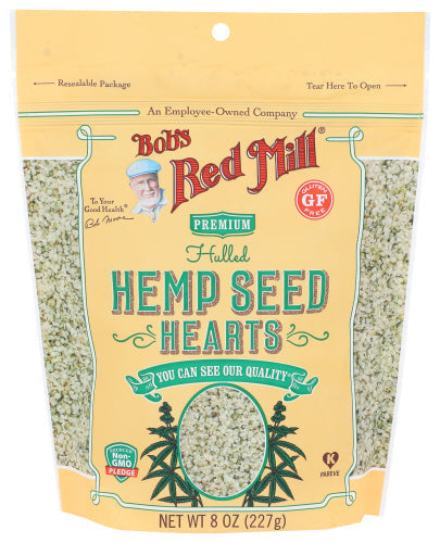 Bob's Red Mill Gluten Free Hemp Seed Hearts 8oz 5ct