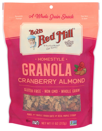 Bob's Red Mill Pan-Baked Granola Cranberry Almond 11oz 6ct