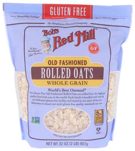 Bob's Red Mill Gluten Free Old Fashioned Rolled Oats 32oz 4ct