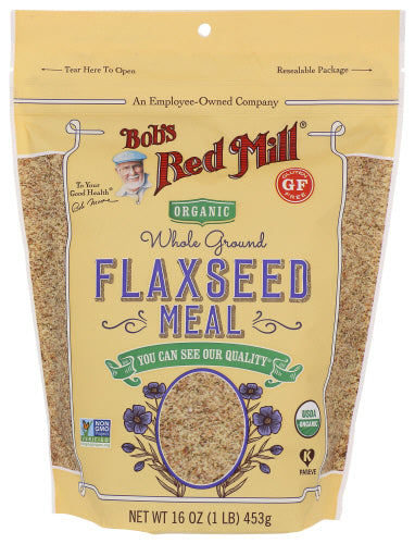 Bob s Red Mill Organic Brown Flaxseed Meal 16oz 4ct