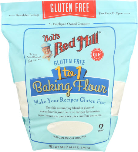 Bob's Red Mill Gluten Free 1 to 1 Baking Flour 64oz 4ct