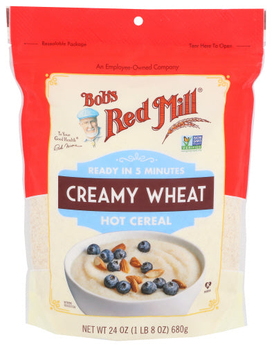 Bob's Red Mill Creamy Wheat Hot Cereal 24oz 4ct