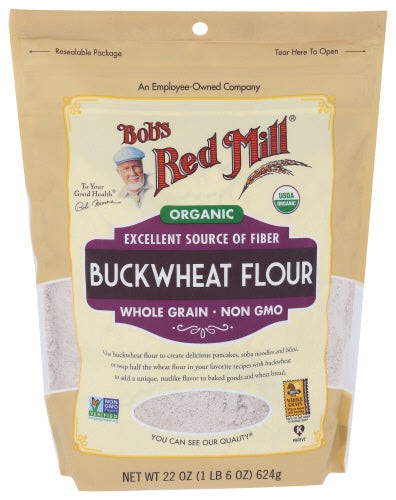 Bob's Red Mill Flour Buckwheat 22oz 4ct
