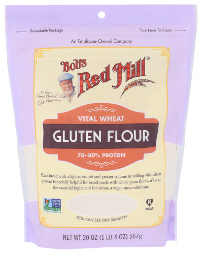 Bob's Red Mill Vital Wheat Gluten Flour 20oz 4ct