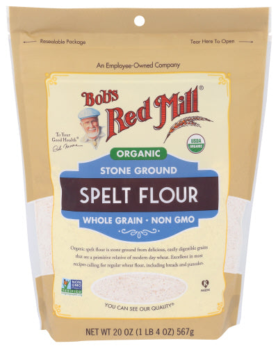 Bob's Red Mill Organic Spelt Flour 20oz 4ct