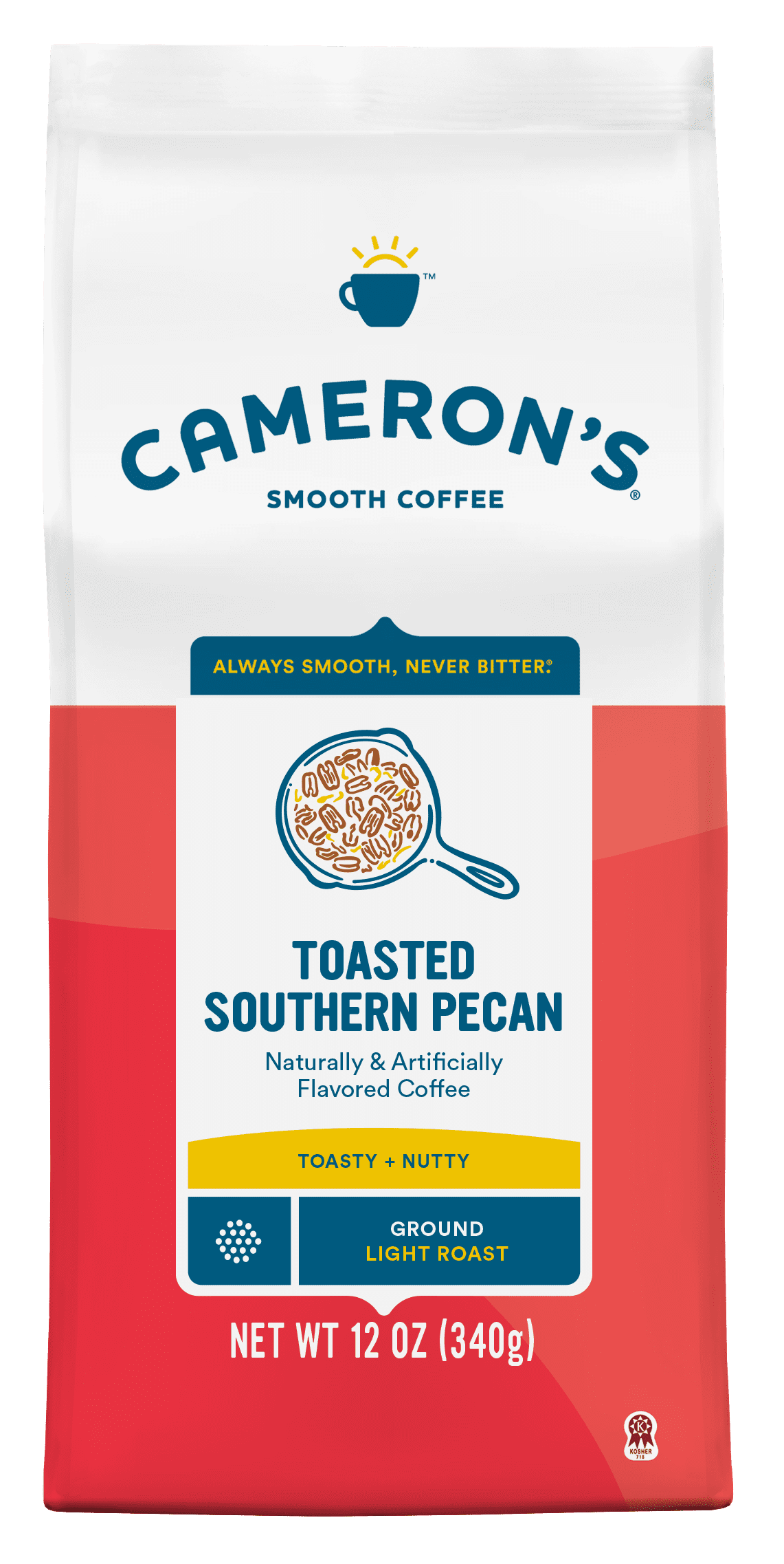 Cameron's Toasted Ground Coffee Southern Pecan 12 oz Bag