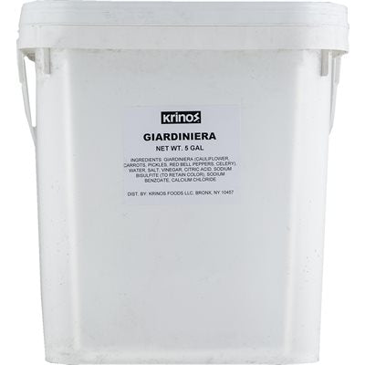 Krinos Giardiniera 5 gal pail